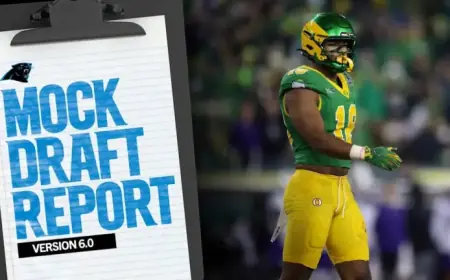 Carolina Panthers Release 2026 Mock Draft Report, Version 6.0