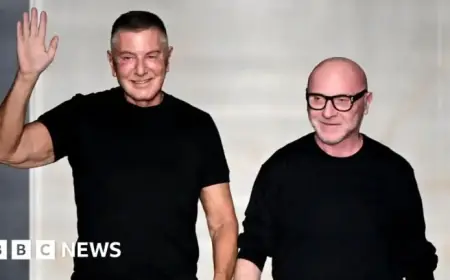 Dolce & Gabbana Co-Founder Resigns as Chairperson – BBC