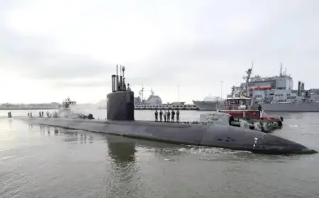 Navy Ends Prolonged Overhaul of Attack Submarine USS Boise