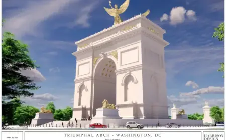 Trump Unveils Plans for 250-Foot Triumphal Arch with New Renderings