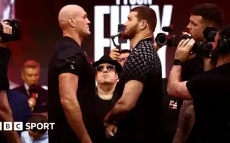 Tyson Fury Impresses with Lean, Sharp Look at Makhmudov Weigh-In