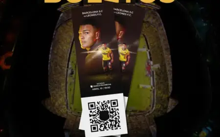 Barcelona Sporting Club Announces Ticket Sales for Match Against Leones F.C.