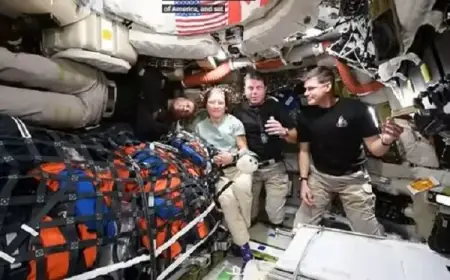 UG’s Christina Koch and NASA Artemis II Crew Live Stream Earth Return