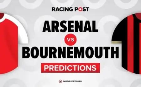 Arsenal vs Bournemouth: Predictions, Team News, and Betting Odds
