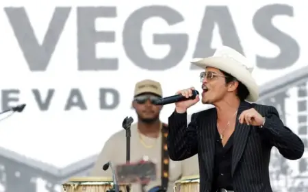 Bruno Mars Drive Debuts as Las Vegas’ New Street