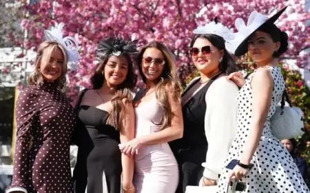 Racegoers Anticipate Sunshine and Fortune at the Grand National