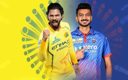 IPL 2024: Chennai Super Kings Battle Delhi Capitals in Key Chepauk Showdown