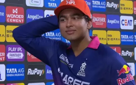 Vaibhav Sooryavanshi Advised to Stay Grounded After 26-Ball 78 Against RCB