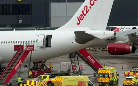 Man Seriously Injured in Fall from Jet2 Plane at Manchester Airport