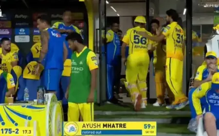 CSK vs DC IPL 2026: Why Ayush Mhatre Was Retired Out Today