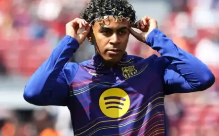 Barcelona’s Lamine Yamal Exits Training Early Before Espanyol Match