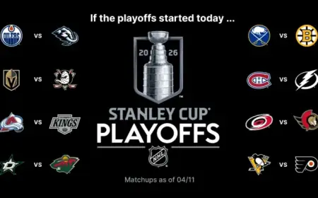 Bruins, Golden Knights, Oilers Near Stanley Cup Playoff Berths