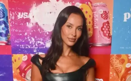 Maya Jama Stuns in Bold Cutout Fashion for Rimmel London Campaign