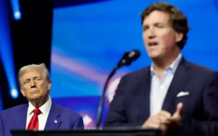 “Tucker Carlson Responds to Allegations of Israel Blackmailing Trump”