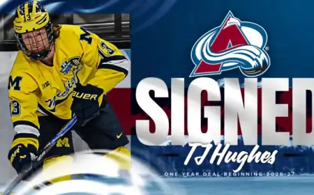 Avalanche Secure T.J. Hughes Signing