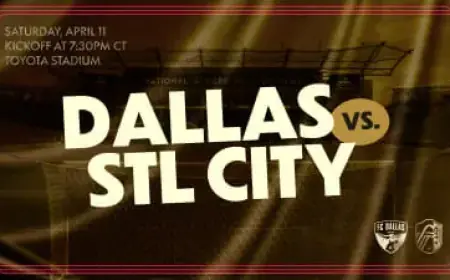 St. Louis CITY SC Challenges FC Dallas at Toyota Stadium in Texas