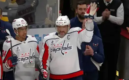 Penguins Fans Honor Ovechkin with Ovation as He’s Named 1st Star in Potential Pittsburgh Farewell