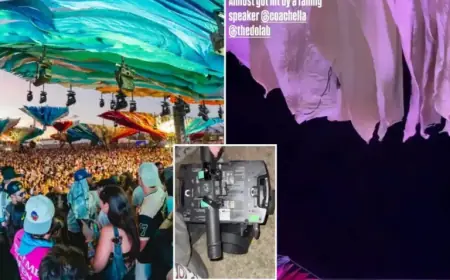 Massive Light Collapse at Coachella Injures Fans During Concert