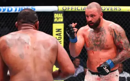 Pros Praise Josh Hokit vs. Curtis Blaydes Brawl at UFC 327