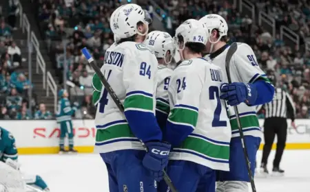 Canucks Rally Late, Defeat Sharks in Thrilling Shootout Victory
