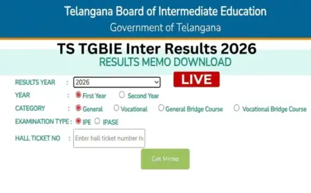 Telangana TS Inter Results 2026: Access Live Updates on TGBIE Portal