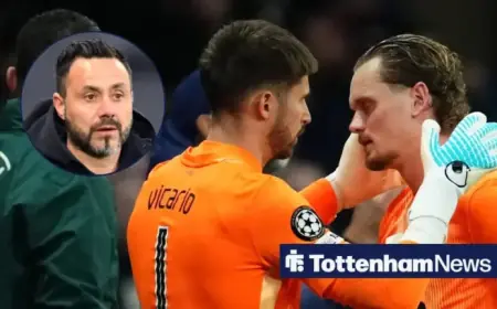 Tottenham Clash: Roberto De Zerbi’s Dilemma with Antonin Kinsky Before Sunderland