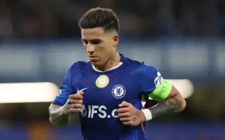 Enzo Fernandez Absent in Chelsea’s Clash Against Man City