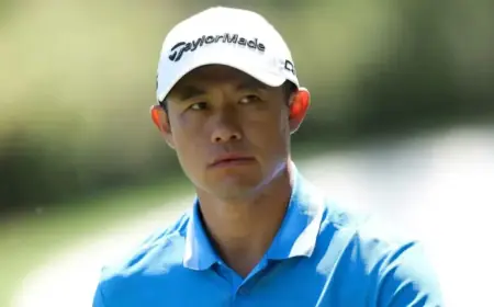 Collin Morikawa Faces Nerves in Tense Masters Round