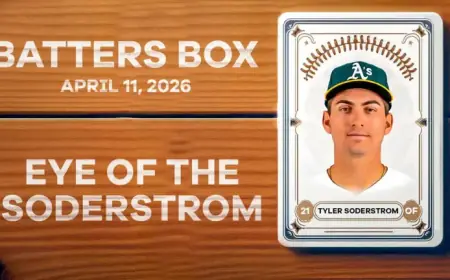 Tyler Soderstrom Smashes Two Homers: Fantasy Hitting Recap April 11, 2026