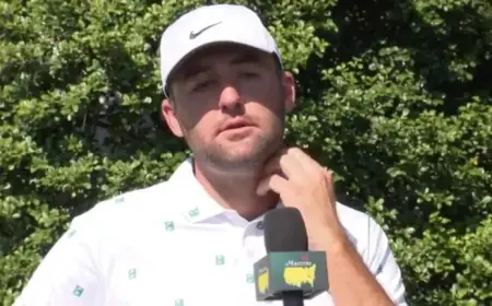 Scottie Scheffler Dominates Augusta National, Faces Reporter’s Question