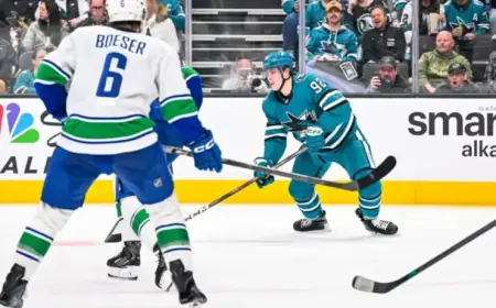 Sharks Fall to Last-Place Canucks in Critical Shootout Loss
