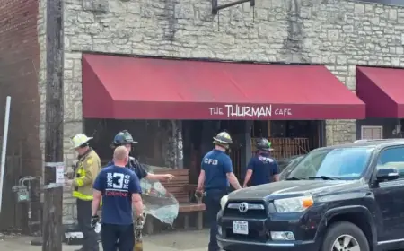 Fire Ravages Thurman Cafe in German Village