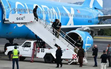 Deported Migrants Reach Costa Rica After U.S. Exit