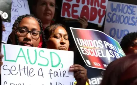 LAUSD, Teachers Union Tentatively Agree; Tuesday Strike Still Possible