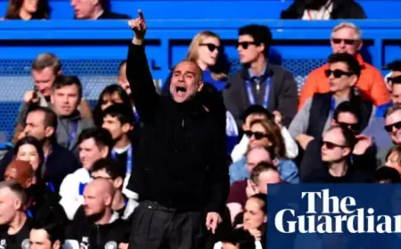 Pep Guardiola Targets Arsenal as Manchester City’s Spring Title Rival