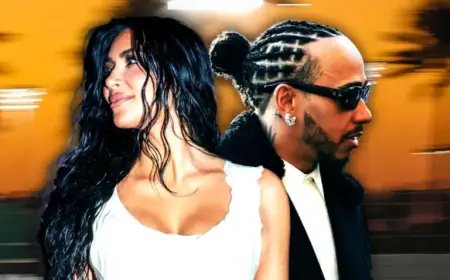 Lewis Hamilton and Kim Kardashian Make Coachella Appearance Amid F1 Break