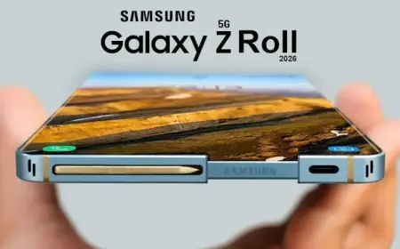 Samsung Galaxy Z Roll 5G: Rollable Screen Eliminates Crease Issue