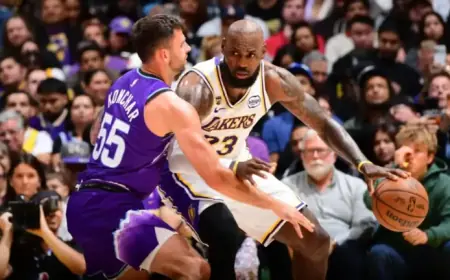 LeBron, Bronny, Lakers Triumph Over Jazz; Fans Anticipate Playoff Duel with Durant’s Rockets