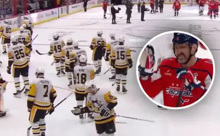 Alex Ovechkin Skips Penguins’ Handshake in Likely Final Pittsburgh Match