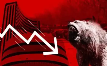 Stock Market Plunges, erasing 8 Lakh Crore Instantly!