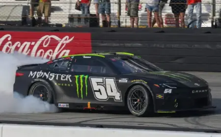 Ty Gibbs Clinches First NASCAR Cup Win at Bristol, Defeats Larson & Blaney