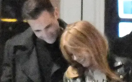 Australian Actress, 50, Seen with 38-Year-Old Footballer
