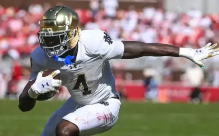 Notre Dame’s Jeremiyah Love Shines as Potential Elite Wide Receiver