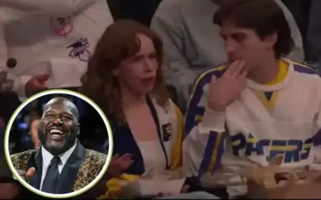 Shaquille O’Neal Offers Engagement Ring to Viral Pacers Couple on ‘Inside the NBA’