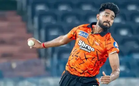 Praful Hinge Debuts for SRH Against RR After Punjab Kings Snub