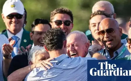 Rory McIlroy Celebrates Parents Following Second Masters Win