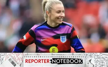 Leah Williamson Prepares for England’s World Cup Qualifier Against Spain at Wembley