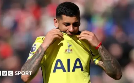 Cristian Romero’s Knee Injury Ends Season, Jeopardizing Tottenham’s Survival Hopes