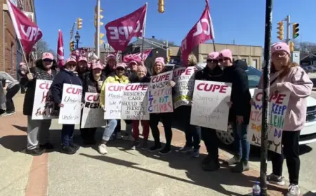 2,000 Nova Scotia Long-Term Care Workers Stage Strike