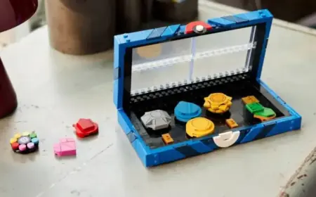 LEGO Unveils Official Instructions for Pokémon Kanto Region Badge Builds